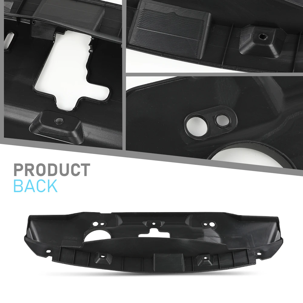 Couvercle de Support de radiateur supérieur adapté pour Honda Cr-V Ho1224105 2010 2011 71141Swa000 Pp noir, accessoires de voiture robustes et durables