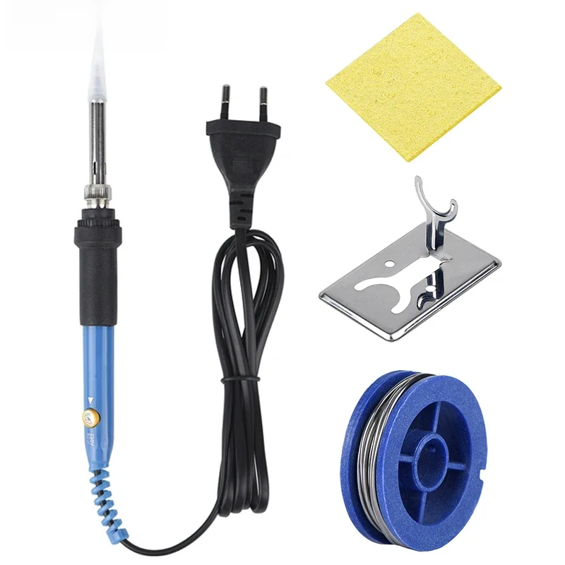 JCD 110V 220V 60W lutownica elektryczna 908 lutownica z regulacją temperatury z wysokiej jakości końcówkami i zestawami lutowniczymi — zdjęcie 2