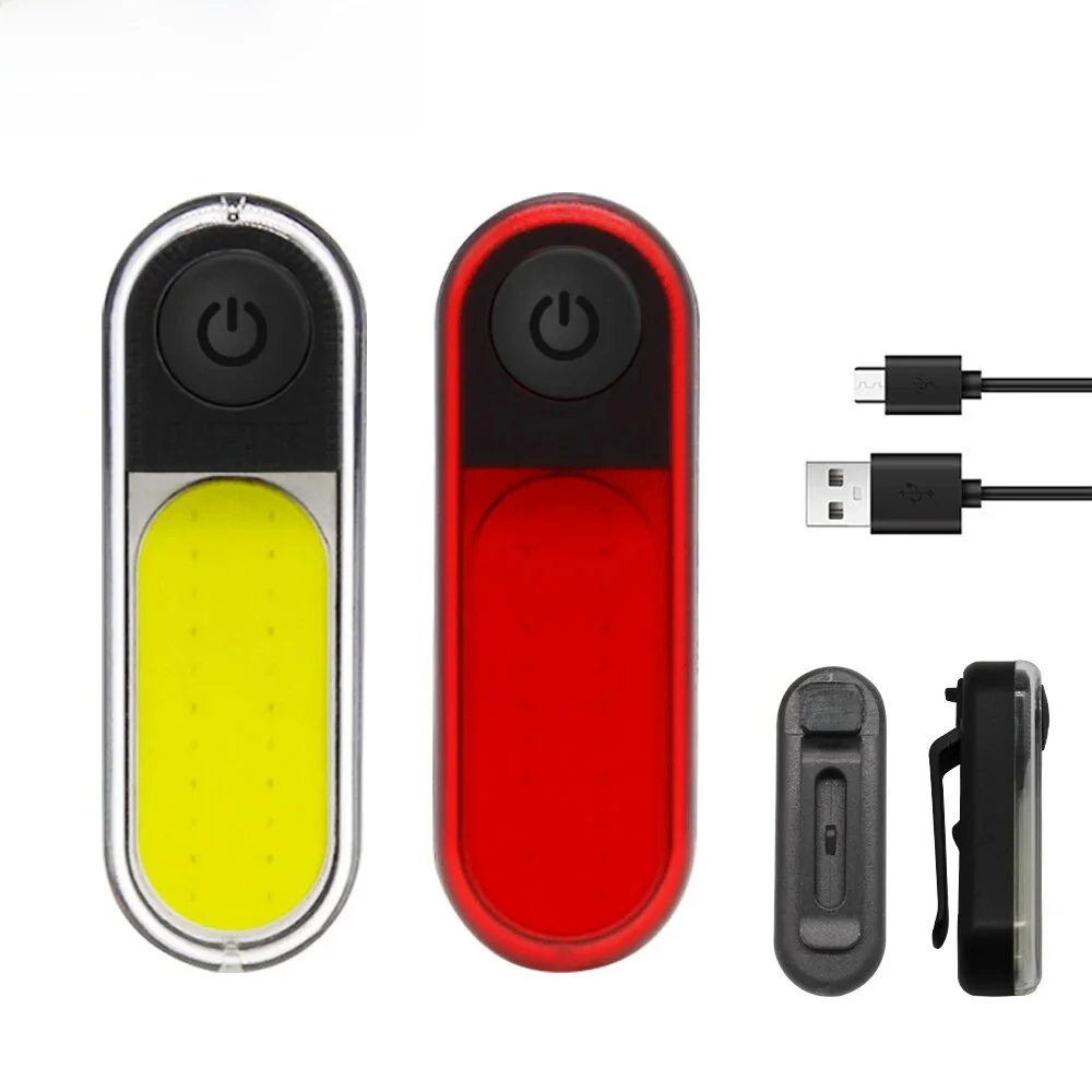 AliExpress cycle zone 5 Modes Light Bicycle Rear Light Waterproof Bike Light COB USB Rechargeable Mtb Bike Taillights For Cycling Safety