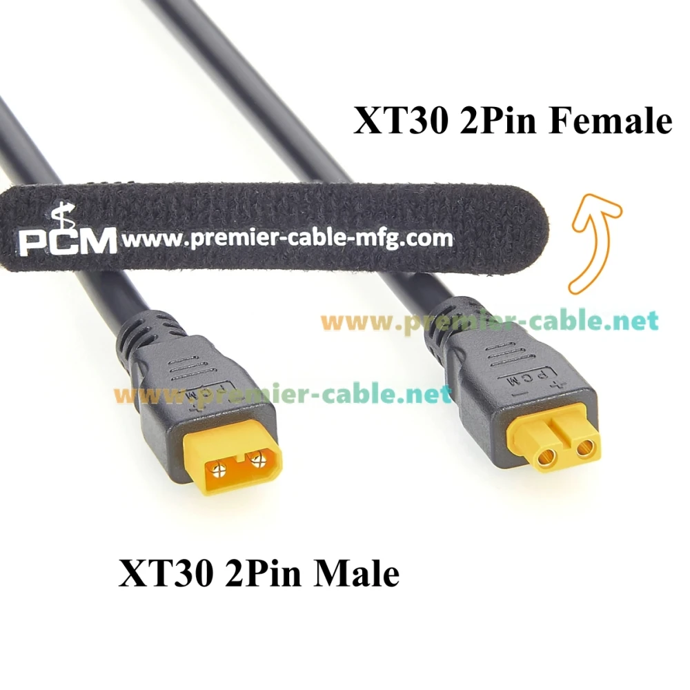 XT30 Male to Female Extension Cable 16AWG High Current XT30 Power Cable for LiPo Battery, FPV Drone, RC Car, RC Airplane, Portab