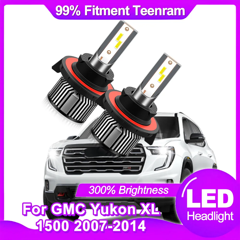 

2 шт. светодиодные фары 120 Вт 20000LM супер яркие автомобильные фары 12 В для GMC Yukon XL 1500 2007-2009 2010 2011 2012 2013 2014 лампа Canbus