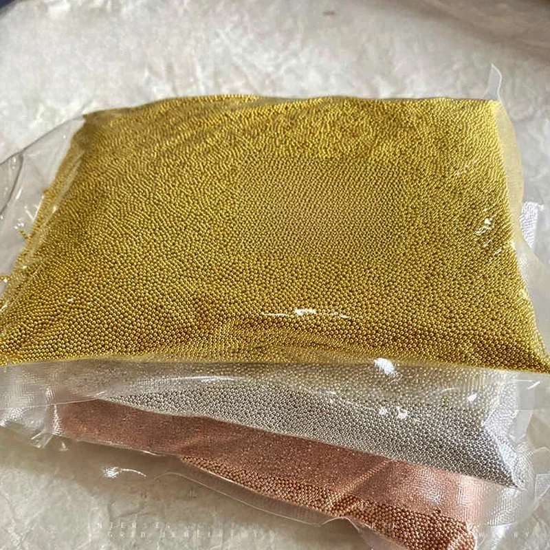 50 g/worek -1mm kawior stalowe małe koraliki do paznokci 3D złota/srebrna stalowa kulka zawieszki do paznokci DIY lustro ze stali nierdzewnej kulka do Manicure — zdjęcie 2