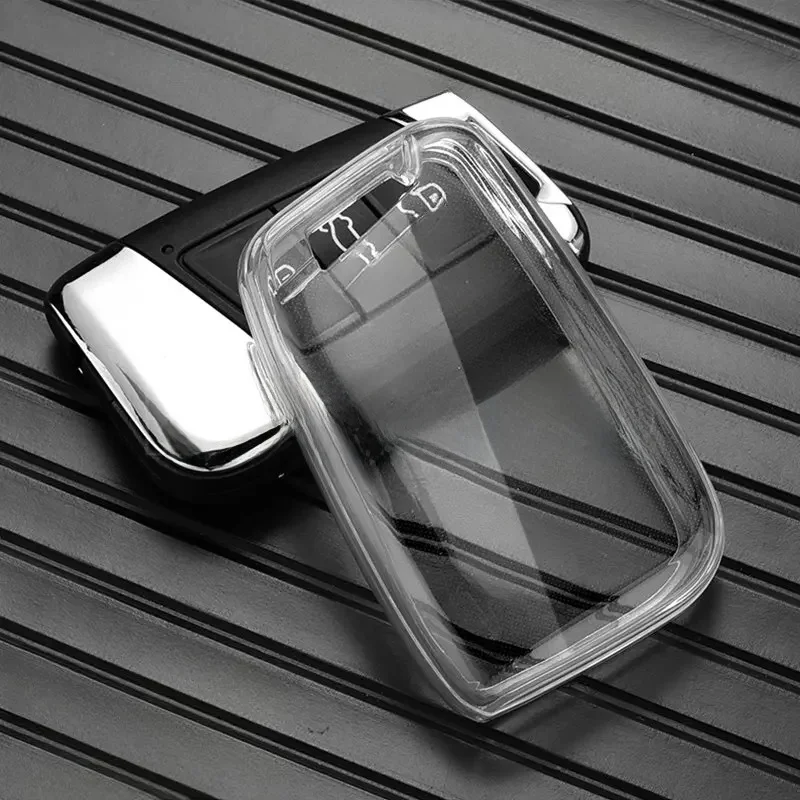 Nouveau Transparent souple TPU voiture clé housse sac pour VW Volkseagen Passat B8 Magotan pour Skoda Superb A7 Kodiaq siège coque Fob