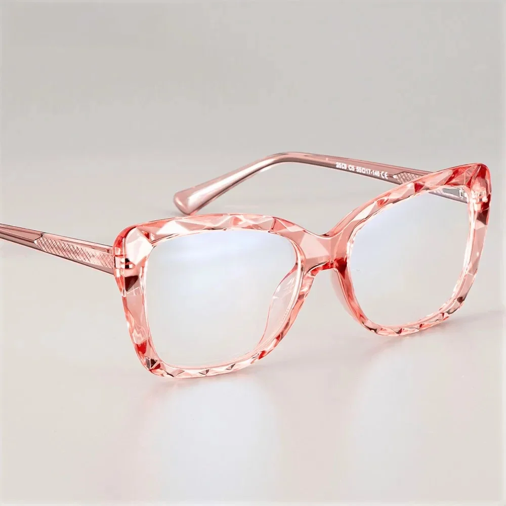 51019 Anti-blue Light Plastic Titanium Glasses Frames Cat Eye Ultralight Mężczyźni Kobiety Optyczne modne okulary komputerowe — zdjęcie 2
