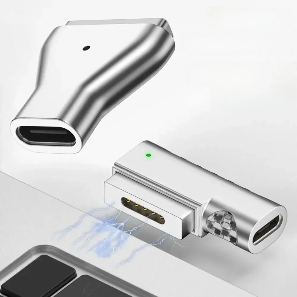 USB-C do Magsafe 2 T-Head Magnetic Type-C Adapter Connector Laptop PD Fast Charging Plug Converter Connector For MacBook Air/Pro — zdjęcie 2
