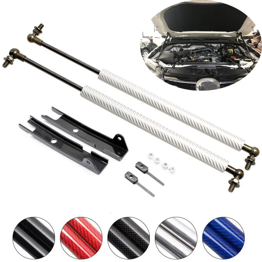 Amortyzatory maski do Toyota Fortuner SW4 AN150 AN160 SUV 2015-2026, przednie, modyfikacja, wsporniki podnoszenia, tłumiki, cylindry amortyzujące. — zdjęcie 2