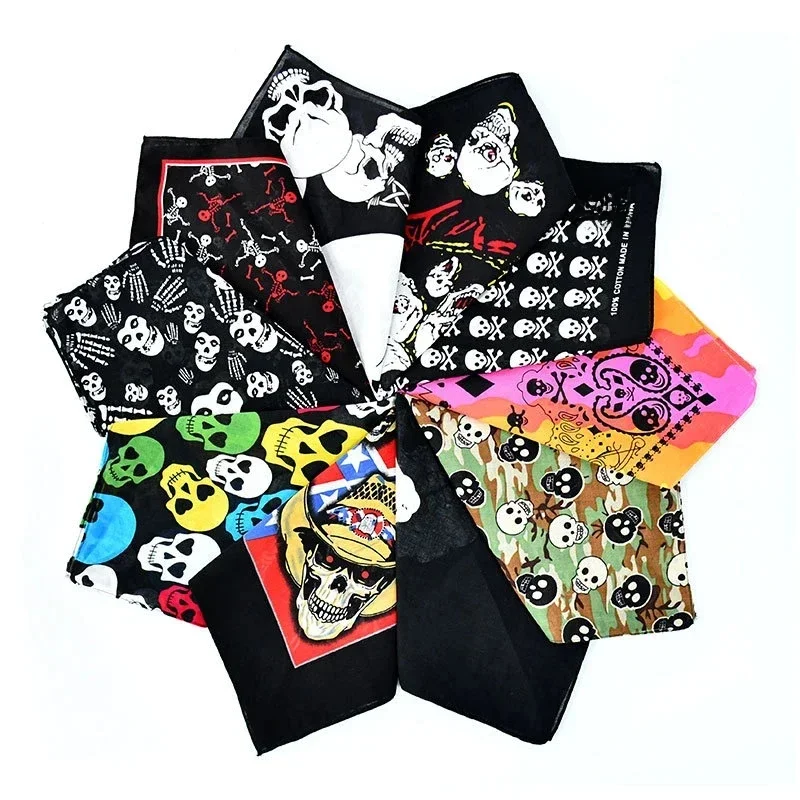 AliExpress Skull Hiking Scarves Outdoor Cotton Bandana Running Neck Scarf Cycling Balaclava Headband Fishing Mask Hip Hop Headwear
