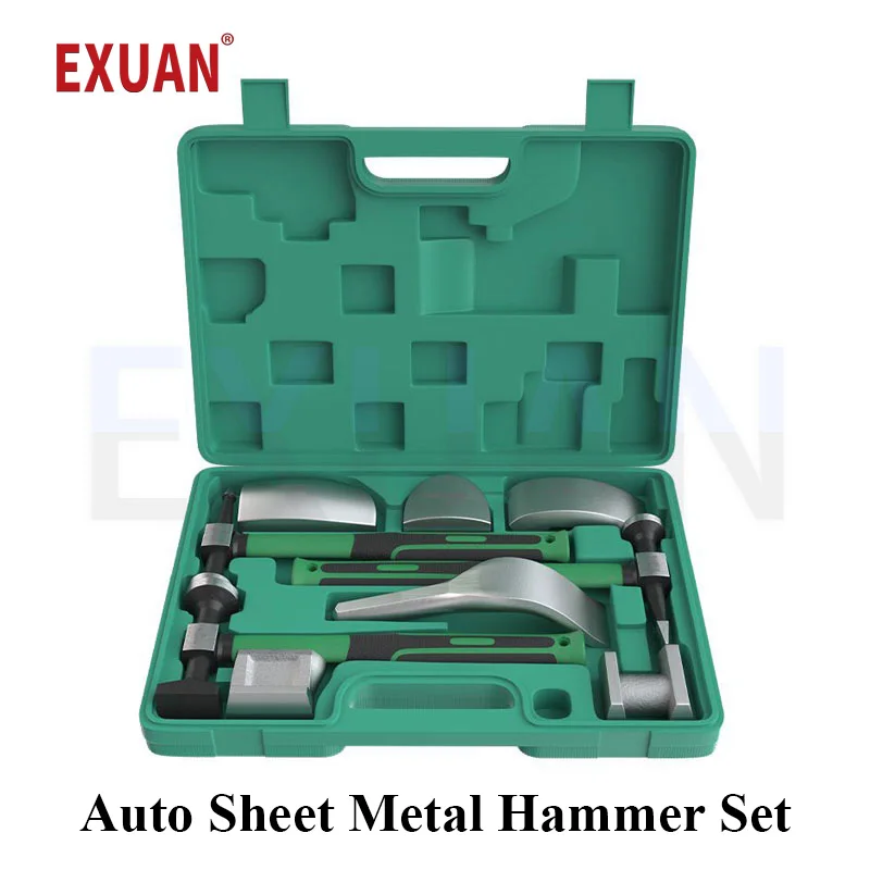 

Автомобильный набор инструментов для ремонта листового металла Подушка Железный выгущенный формовый молоток Плоский головный заостренный автомобильный молоток листового металла, для ремонта убоев в автомобильных корпус