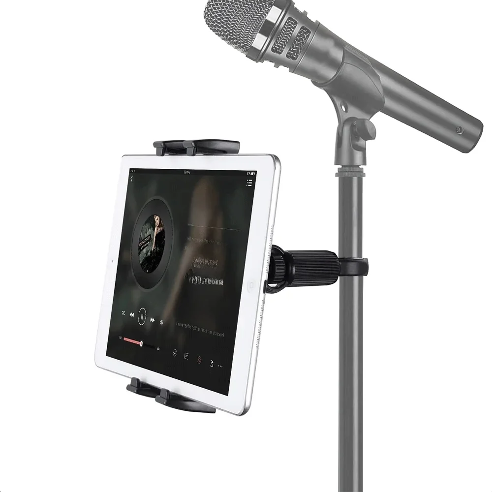 AliExpress xnyocn Universal Tablet Stand 4-13" Adjustable & Phone Mount Holder for Motorcycle Bike Microphone Tripod, Heavy Duty Bracket with 360°