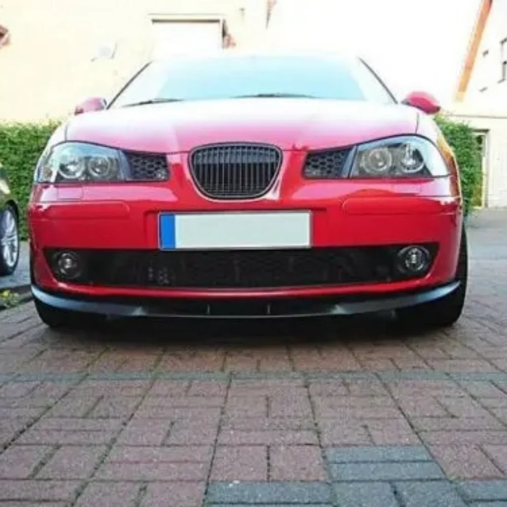 Dla Seat Ibiza MK4 6L 08 CUPRA R przedni SPOILER przednie spojler zderzaka akcesoria samochodowe przedni spojler uniwersalne 3 sztuki Body Kit Sport