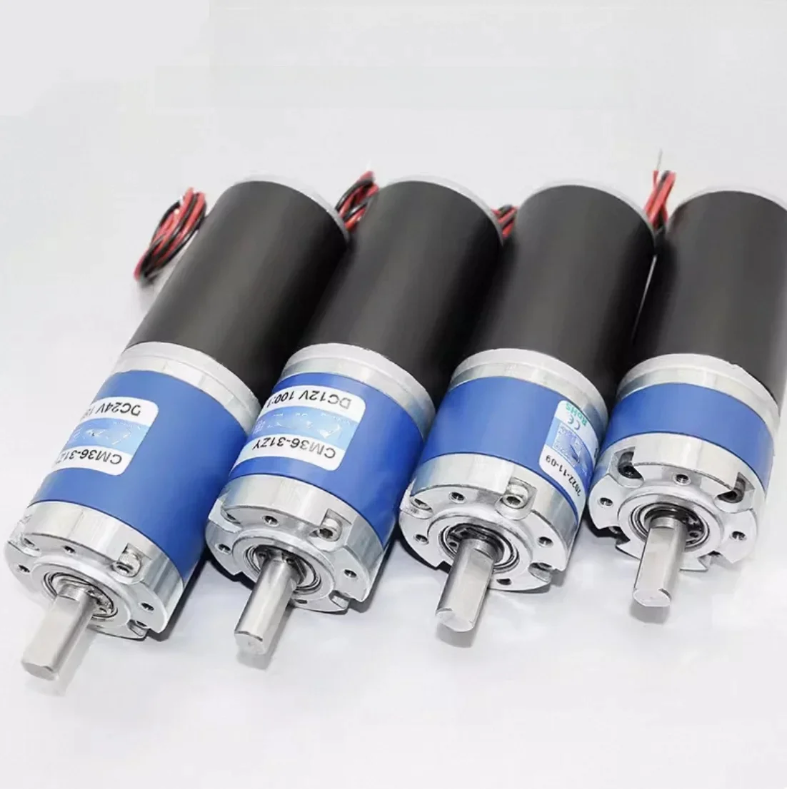 100KG 36MM 36ZY 12V/24V całkowicie metalowy silnik z przekładnią planetarną mikrosilnik prądu stałego silnik rur stalowych wysoki moment obrotowy wał w kształcie litery D/H — 2
