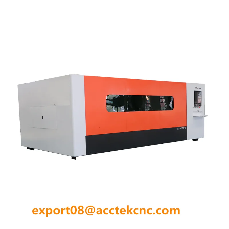 

Full Cover Fiber Laser Cutting Machine 1500*3000mm Metal Aluminum Steel Sheet Cutting Pattern Engraving Machine Free customised