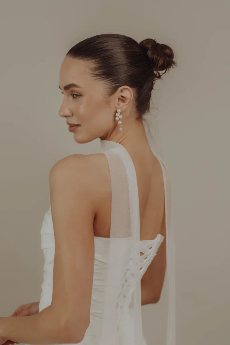 Annie Abiti da ballo bianchi Abiti da sera a trapezio con spalle scoperte in tulle Occasioni speciali Abiti da festa eleganti da donna فسات Бmavera