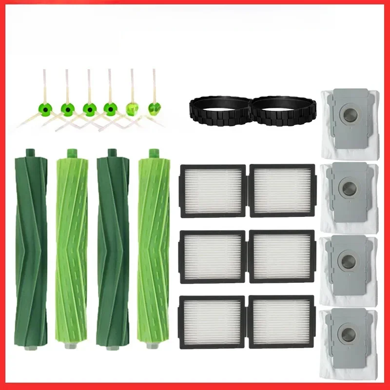 Pour iRobot Roomba i7 i7 i6 i8 i3 Plus E5 E7 E & I série filtre Hepa brosse latérale brosse principale aspirateur accessoires de remplacement