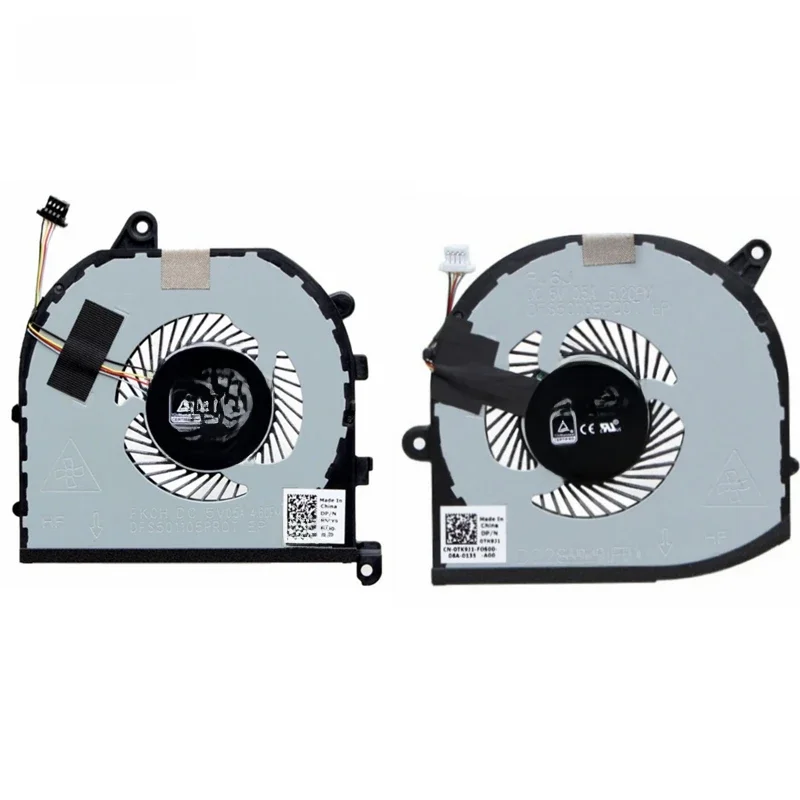 Nowy wentylator chłodzący procesor i kartę graficzną do laptopów Dell Precision 5530, M5530, XPS 15 9570, 0MV340, XPS15 7590, XPS 15 7590, M5540, 008YY9, 0TK9J1. — zdjęcie produktu 7