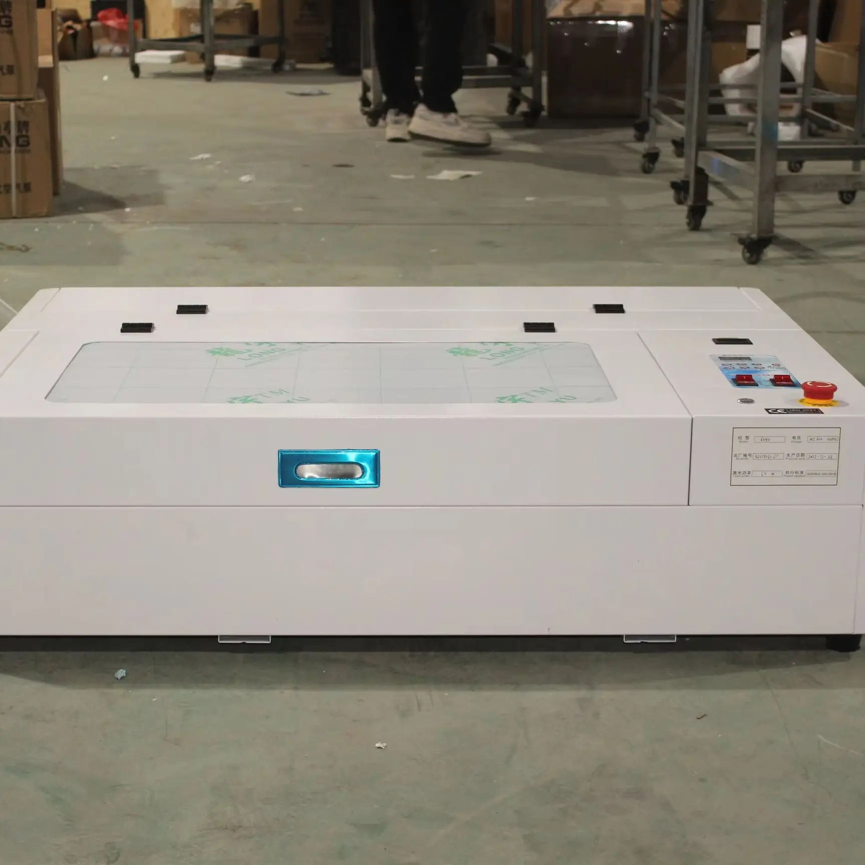 Industrial BK-K6040 CO₂ Laser Engraver Cutter 40-60W - 600x400mm Large Workbench for Wood Acrylic Leather Craft Cutting