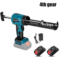 4 Speeds Cordless Electric Glue Gun Glass Glue Caulking Gun Doors and Windows Electric Sewing Glue Tool for Makita 18V Battery