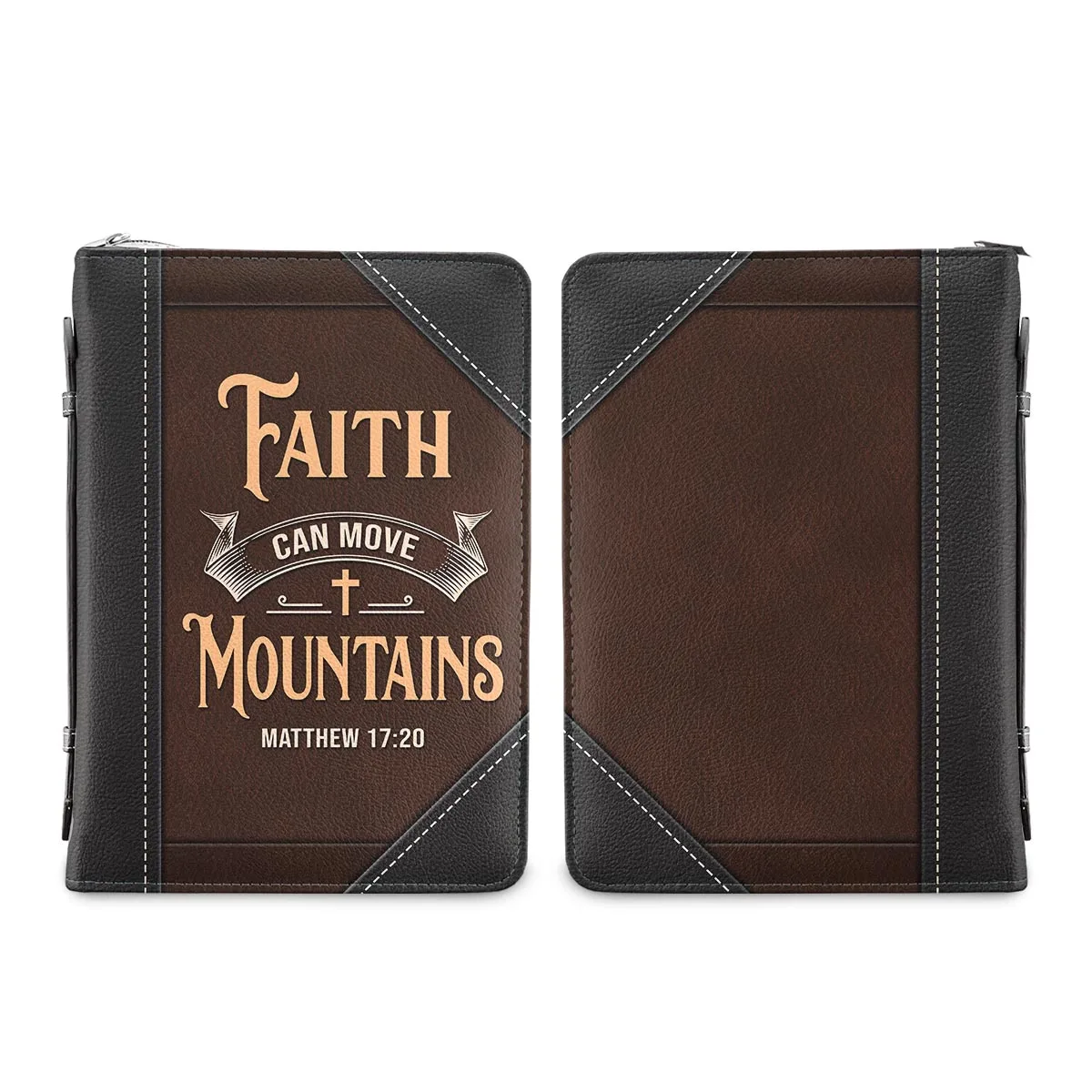 2023 Women's Bible Bag Faith Can Move Mountains Matthew 17 20 Bible Hymns Print Handbags Bible Case Book Cover Customized Gifts