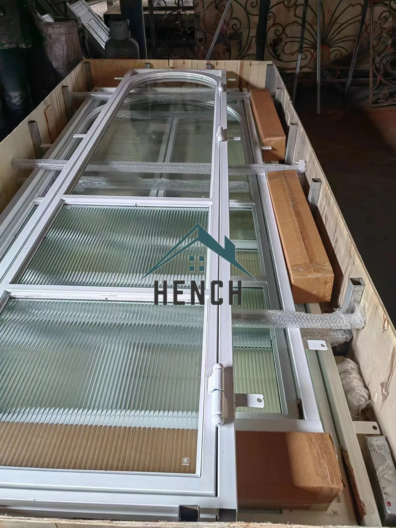 

Hench Double Glass Single French Steel Pivot Doors China