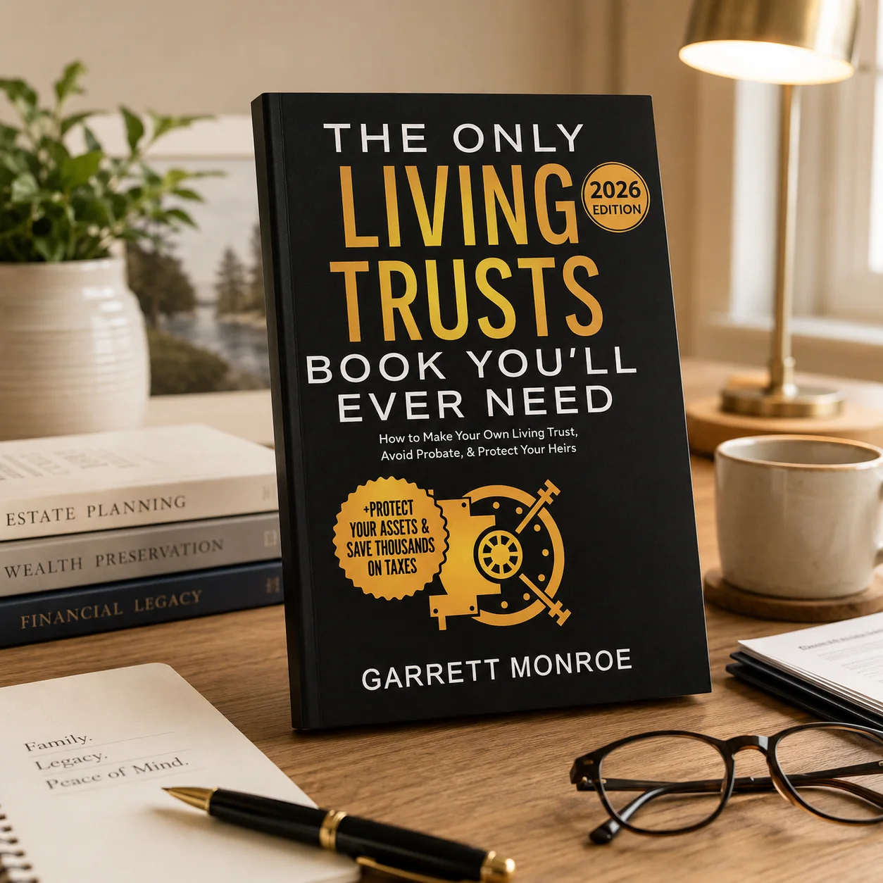 Living Trust Book, Estate Planning Guide, Asset Protection Legal Book, Avoid Probate Personal Finance Book