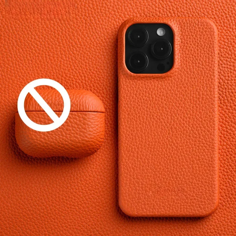 Etui Melkco Premium z prawdziwej skóry do iPhone'a 16 Pro Max 15 Pro Max 14 13 Luksusowe biznesowe etui na telefon z wysokiej jakości krową tylną obudową — zdjęcie produktu 7