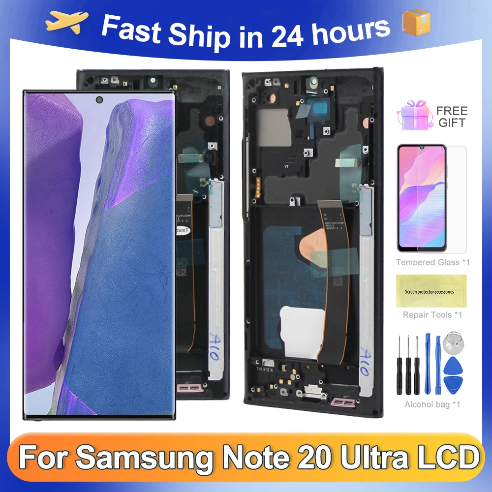 

Note 20 Ultra 6.9''For Samsung For Note20U N985 N985F N985U LCD Display Touch Screen Digitizer Assembly Replacement