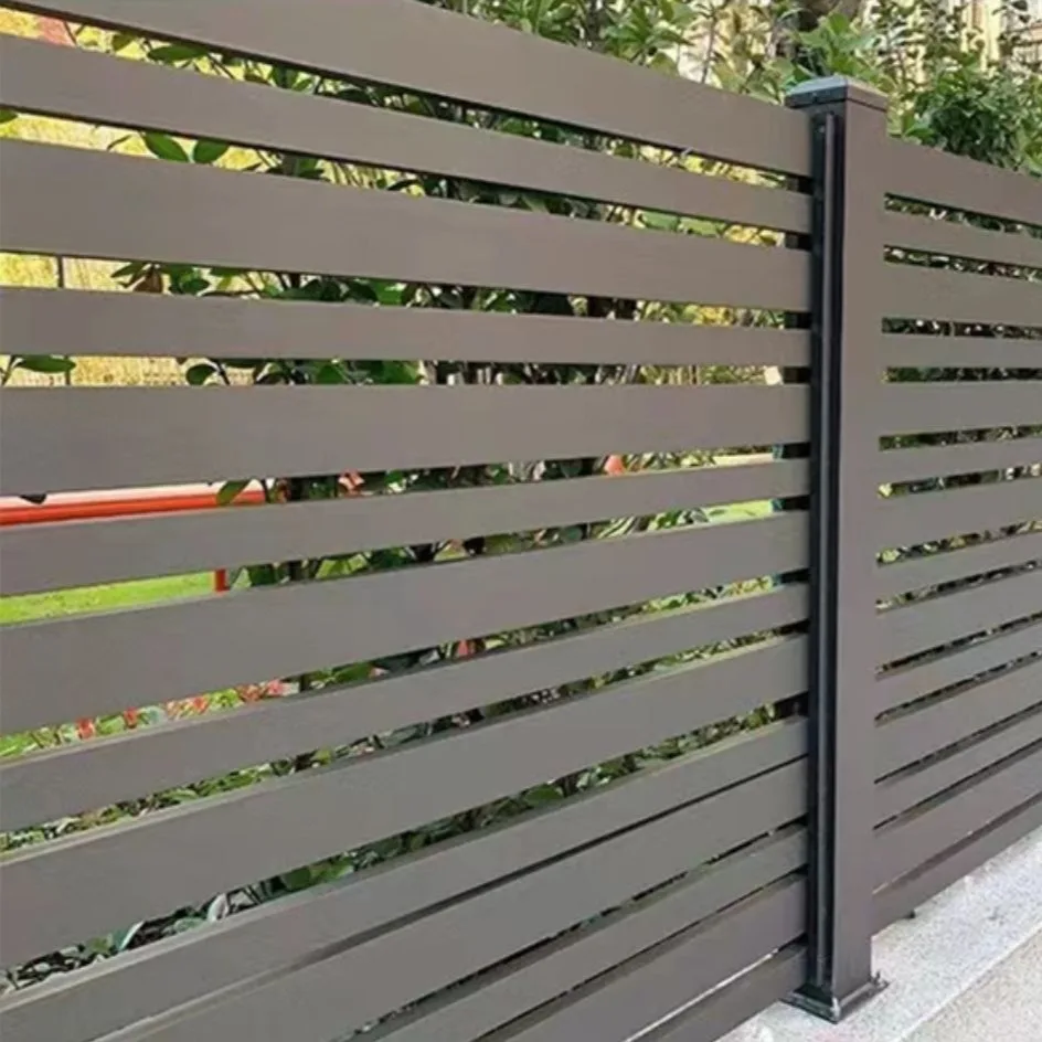 Metal Aluminum Industrial Privacy Fence and Gate Factory Sale High Quality Outdoor Garden Fence Security Fence