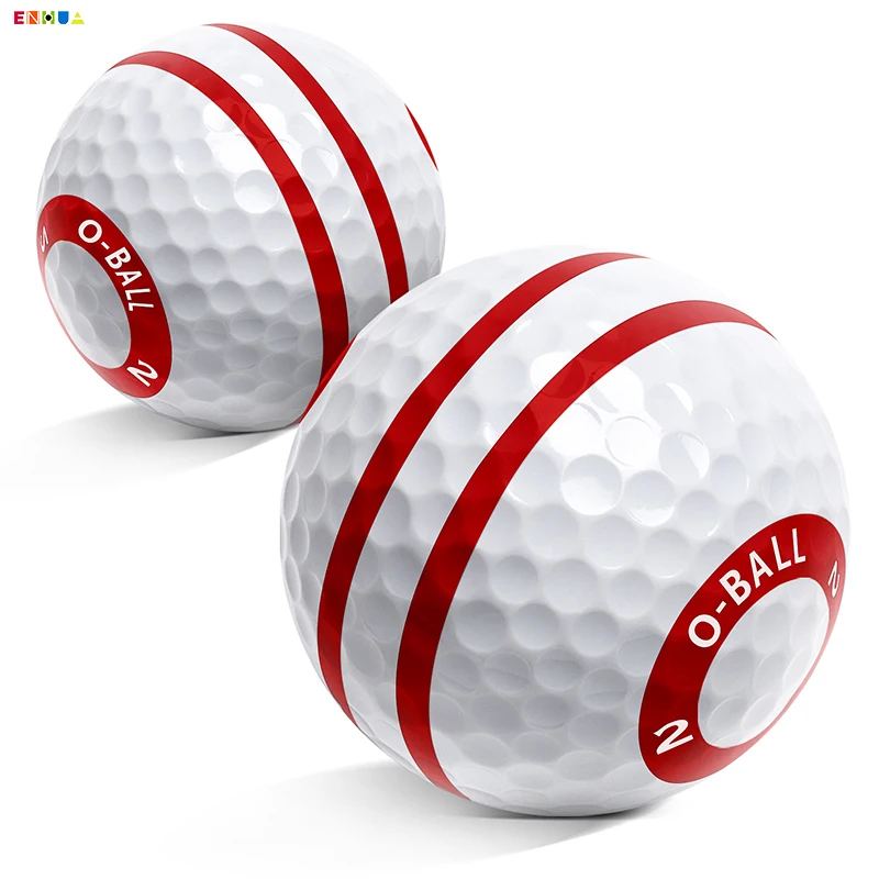 6PCS Golf Ball White 43mm Golf Three-layer Game Ball High Elasticity Rubber Sarin Material 80 Hardness Wind Tunnel Ball