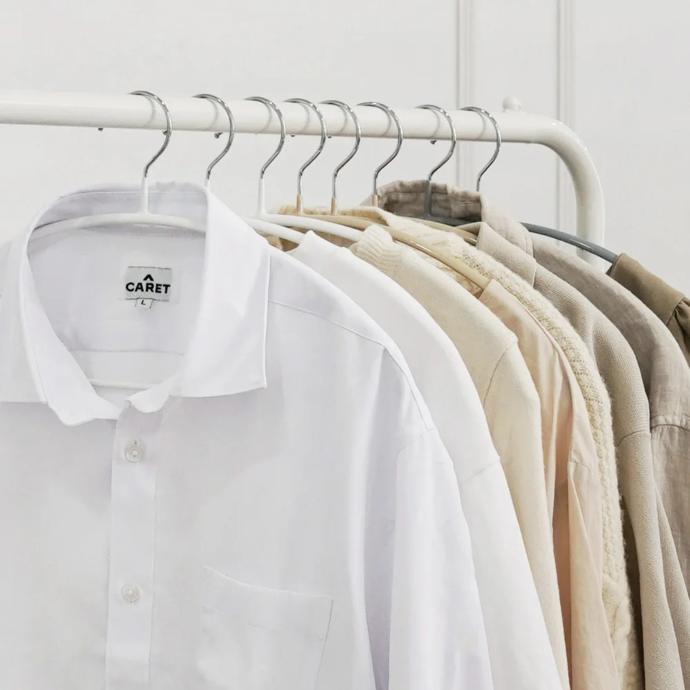 [가쯔] PVC 스틸 어깨뿔 방지 논슬립 옷걸이 30개[[Gats] Pvc Steel Shoulder Protector Non-Slip Hanger 30 Pieces] 썸네일 6