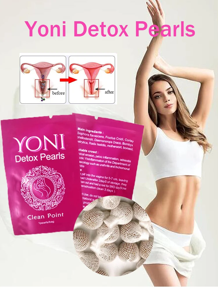 50Pcs/100Pcs Original Yoni Pearls Clean Womb Vaginal Detox Pearls Yoni Pearls Vagina Clean Point Beauty And Health For Women