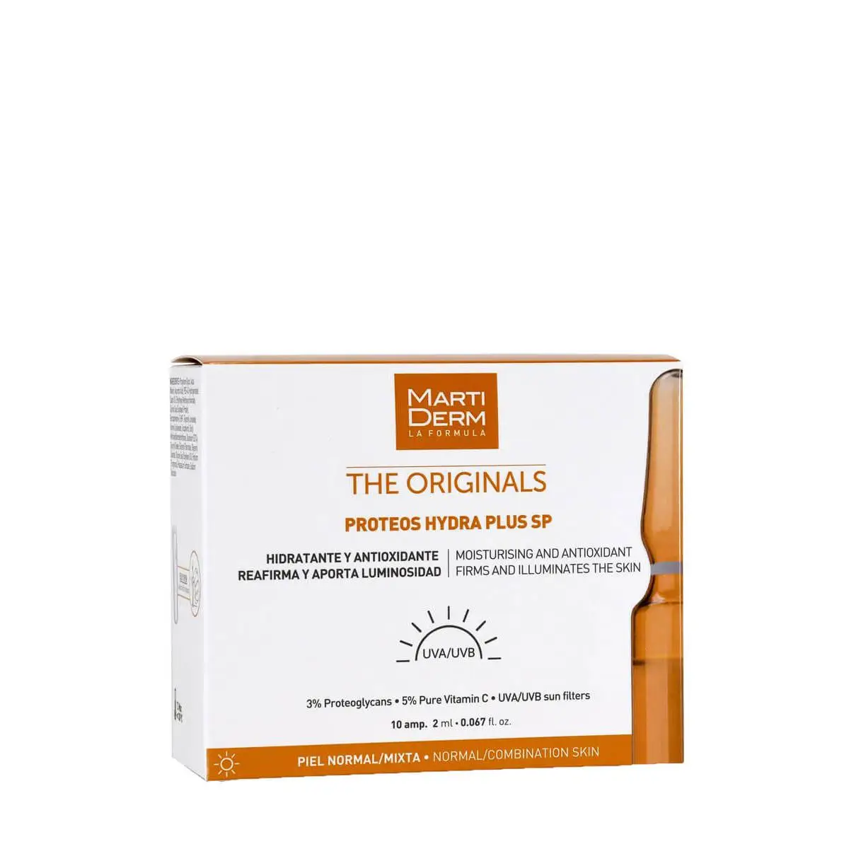 Martiderm proteos hydra plus sp fps 15 10 ampollas