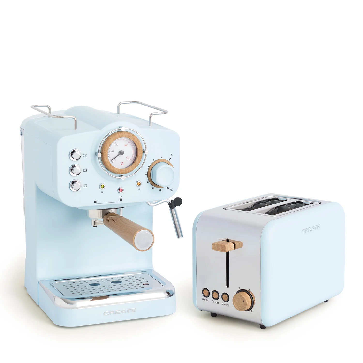 Create - pack toast retro toaster s+ thera retro express coffee maker matte finish