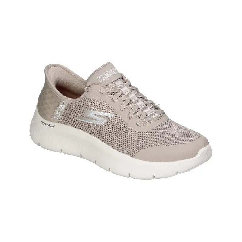 Zapatillas Casual de Caminar para mujer Skechers Slip-Ins Go Walk Flex en color Taupe-124836/TPE SKECHERS