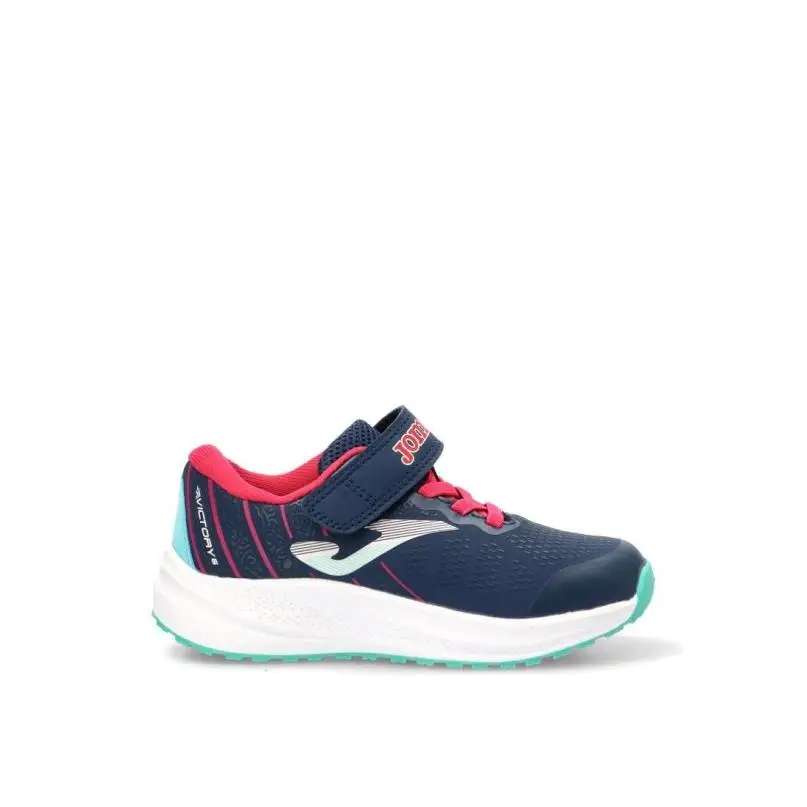Zapatillas Casual Joma - Niña - Suela Plana - Modelo Victory Jr - Color Azul