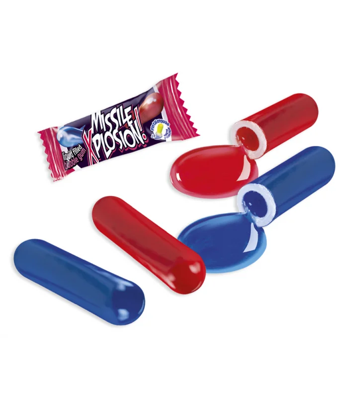 Fini missile xplosion - chicle with filling - box 200u #2