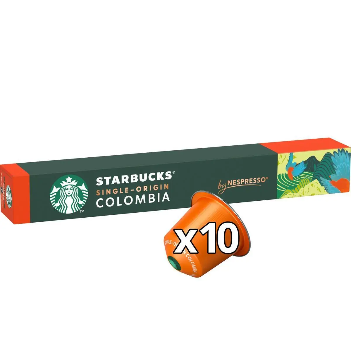 STARBUCKS by NESPRESSO - Single-Origin Colombia - Tueste Medio, intensity 7 - 12x10caps (120 capsules)