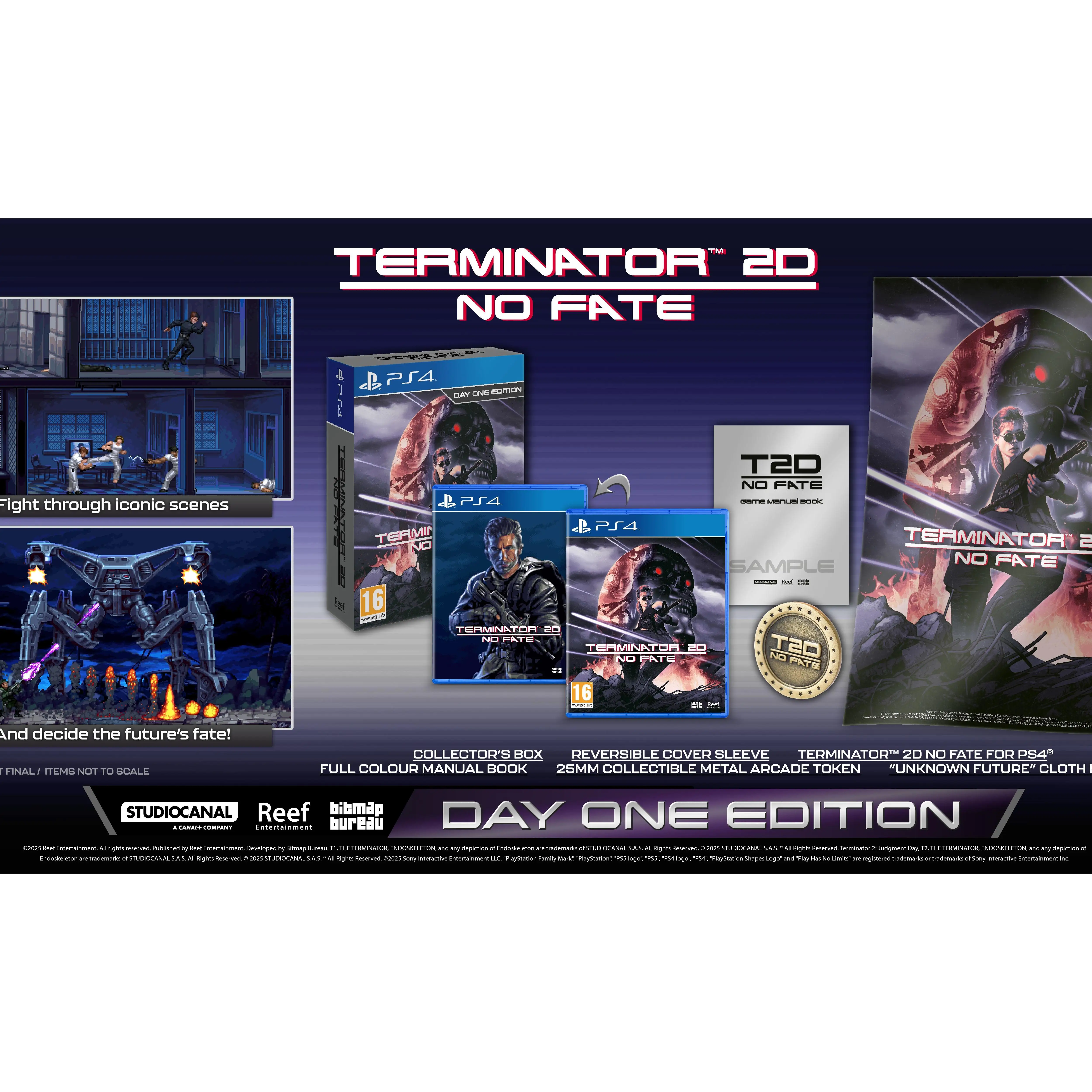 Terminator 2D NO FATE Day One Edition - PS4 - Nuevo Precintado - PAL España - Meridiem