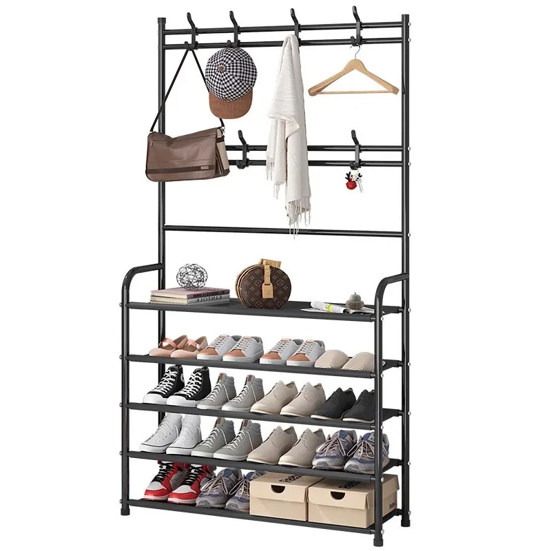 Clothes and shade storage rack, drying rack for shoes, hat, furniture, 5 floors, living room and entrance, bedroom, home organizer