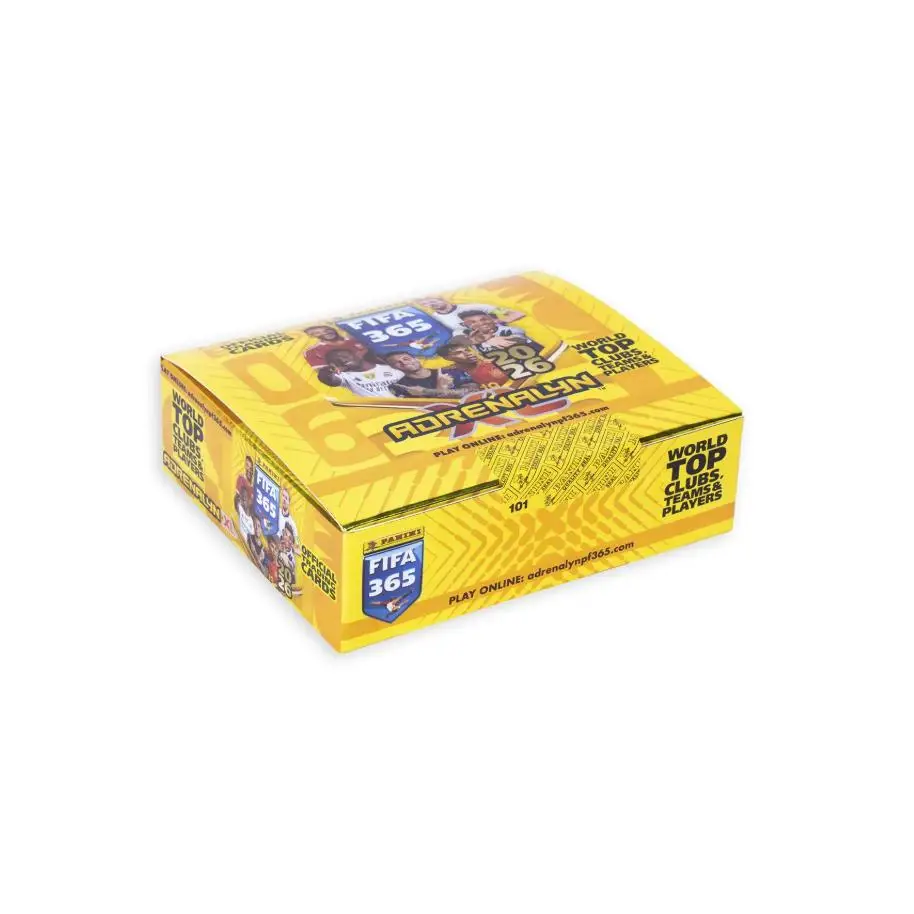 Panini fifa 365 adrenalyn 2026 - box of 24 tc envelopes or album launch + box of 24 envelopes and also box or gold envelope to choose from - official panini collection guaranteed read description