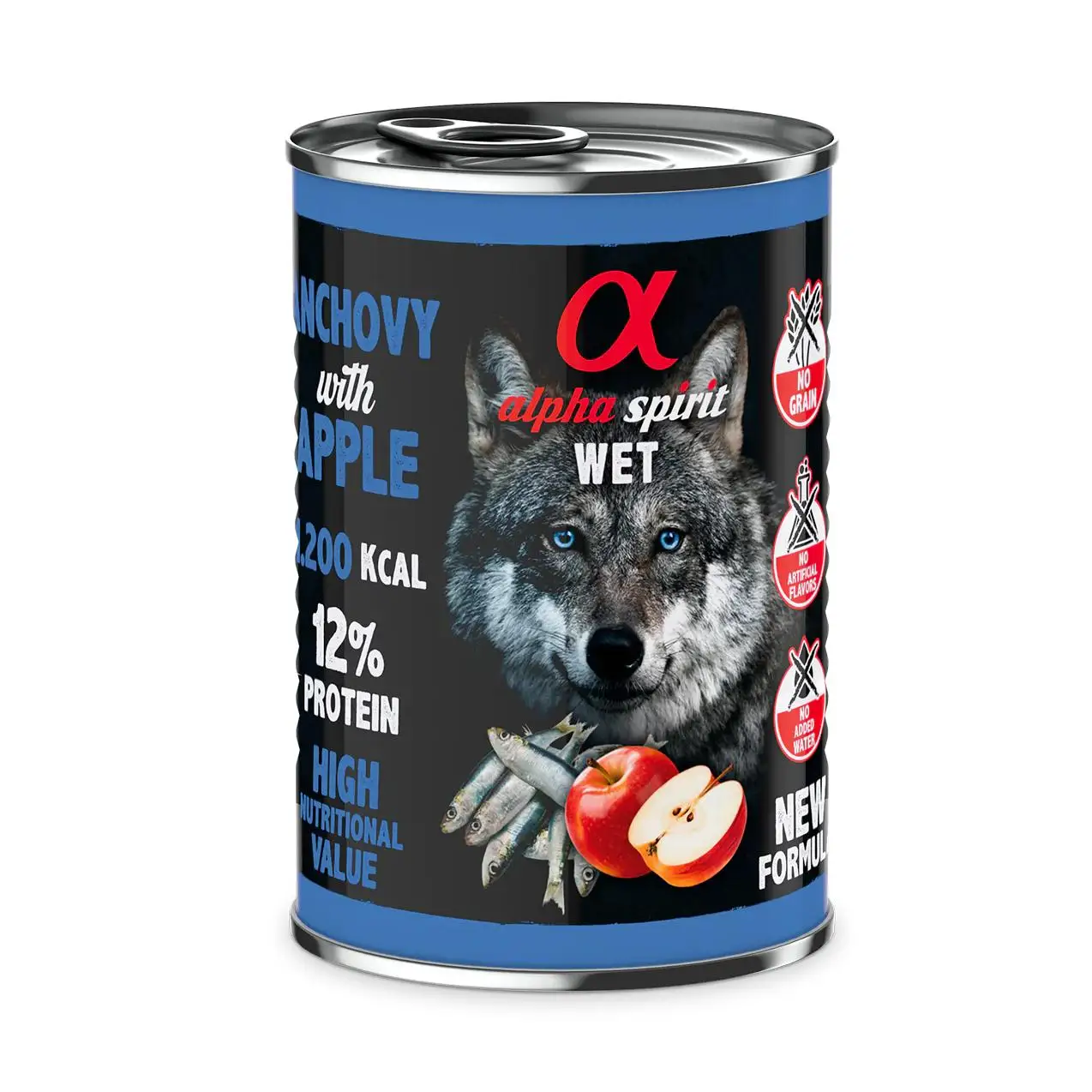 Alpha Spirit, Alimento Húmedo Completo para Perros 6x400gr - Sabores Variados - Alta Calidad