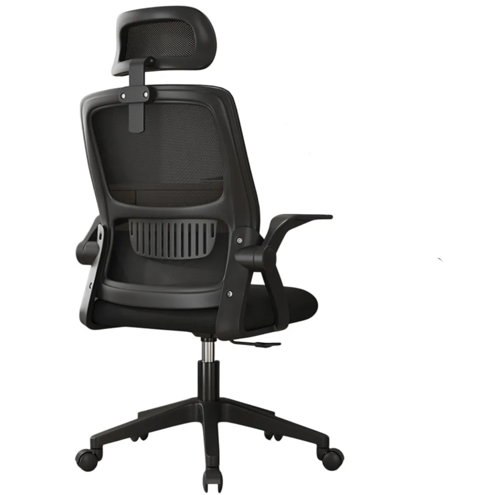 Office Chair with Revolving Lumbar Stand Desk Sillon Wheels Office Office Desk Living Room Ergonomic Gaming Room Desk Tulipu Nordic Chair BLACK GREY WHITE #3
