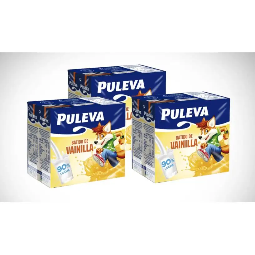 Varios Puleva Batido Vainilla 200 Ml - Listo para Beber - Pack de 6 total 3.6l