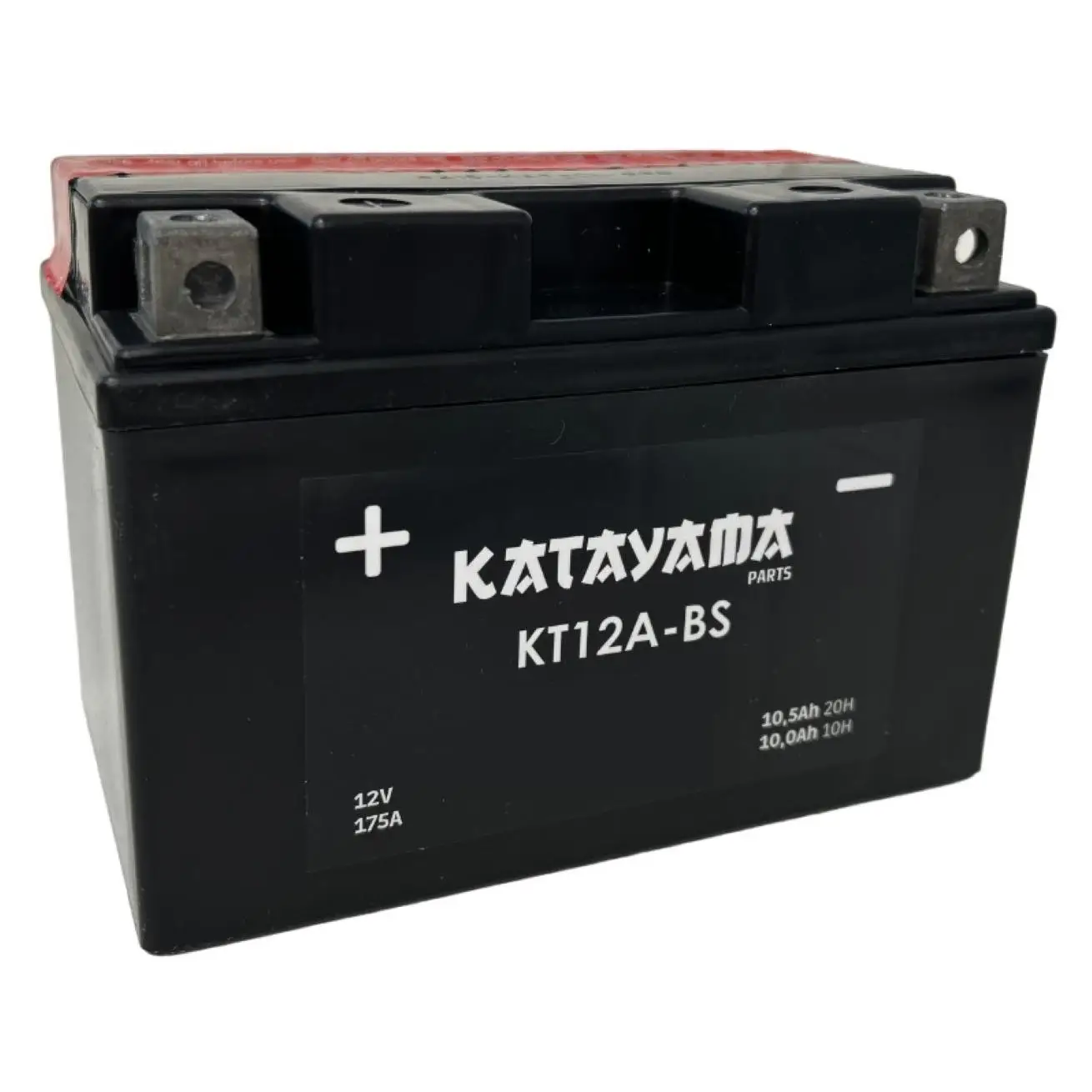 Batería Katayama KT12A-BS / YT12A-BS 12V 10Ah AGM Sellada, lista para instalar y arrancar, para Moto y Scooter