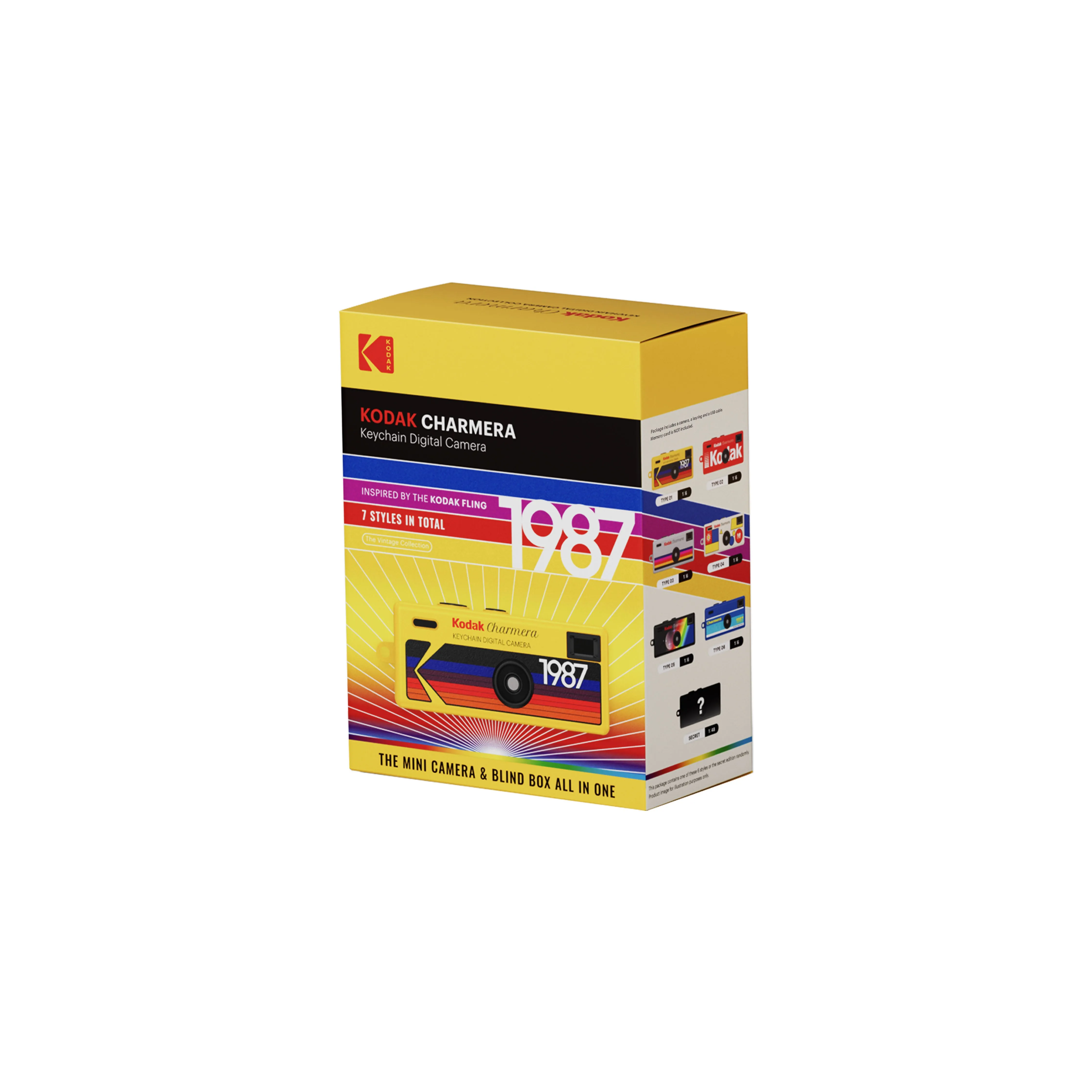 Kodak Charmera Cámara Digital + MicroSD 64GB – Pack Completo – Lista para Usar