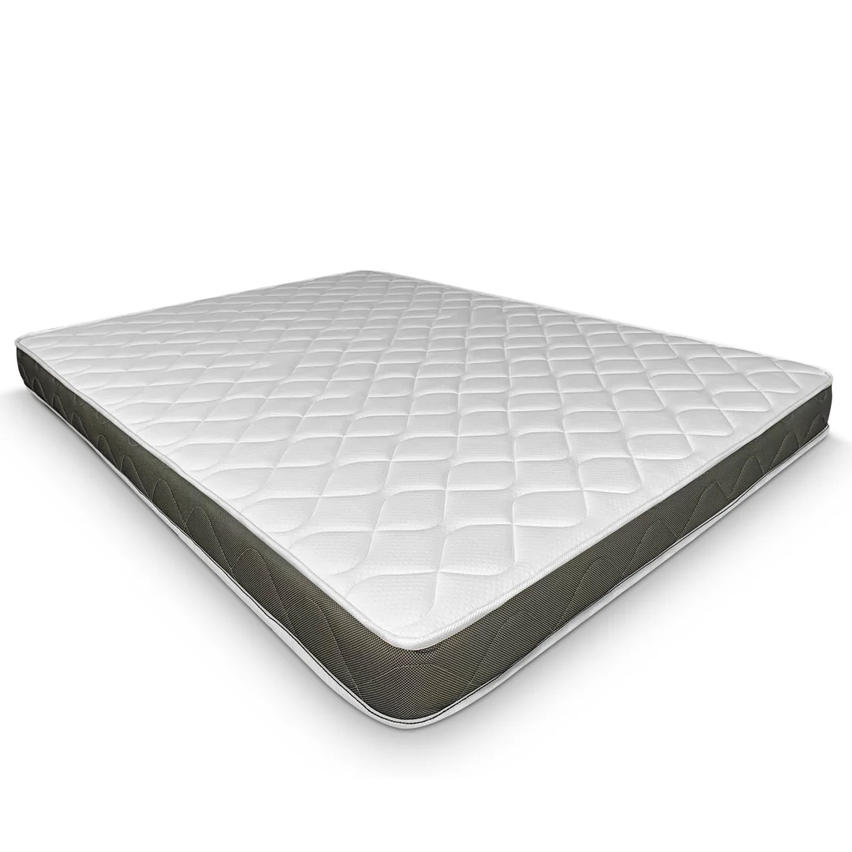 Duérmete Online – Colchón Viscoelástico con Muelle ensacado – Viscobox  – Blanco/Negro – Reversible