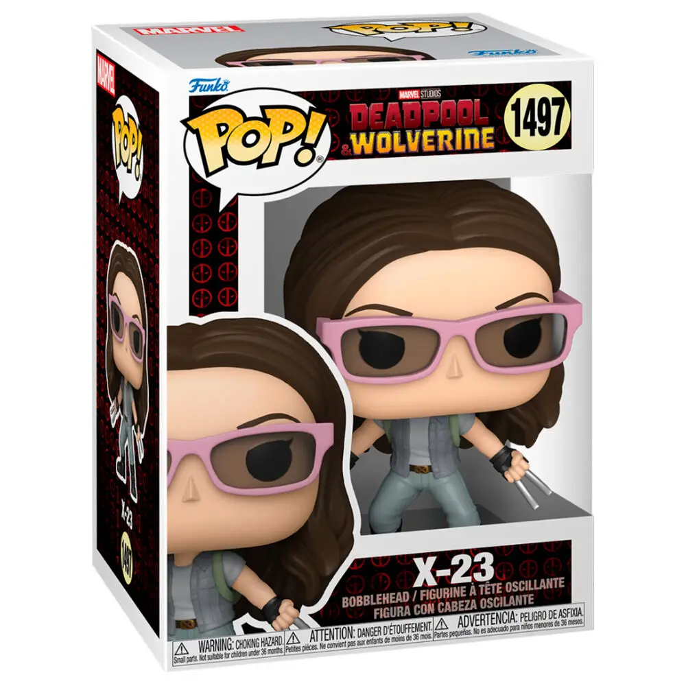 ¡Funko pop! Marvel: Deadpool y Wolverine - X-23 - Figura de Vinilo Coleccionable - Idea de Regalo - Mercancía Oficial - Juguetes para Niños y Adultos - Fans de Películas - Muñeco para Coleccionistas