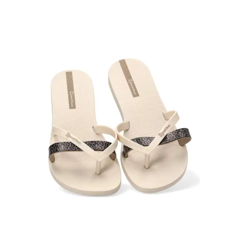 Chanclas Sandalias Playa Sandalia Playa Ipanema - Mujer - Suela Plana - Modelo 83673 - Color Beige