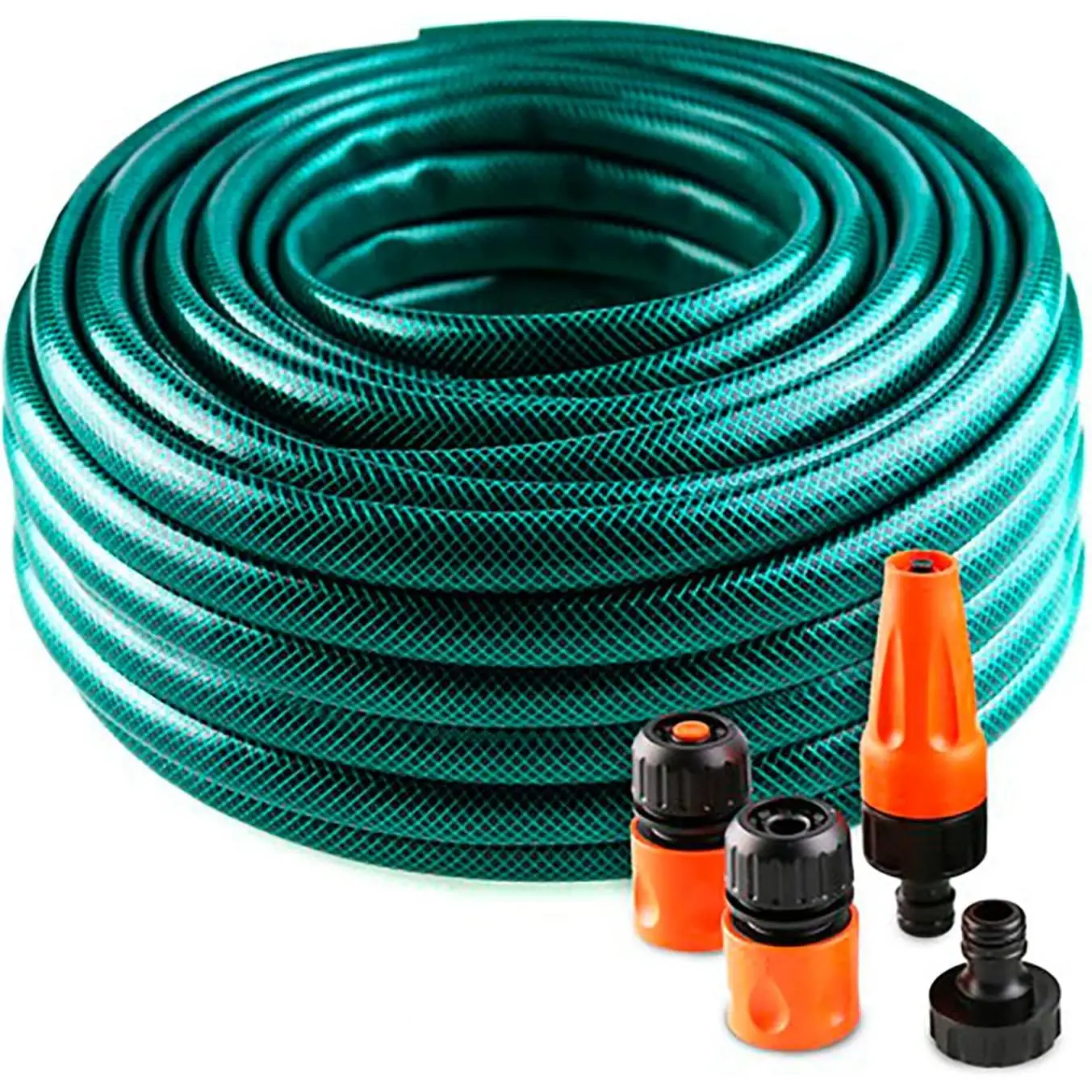 STARLEY-* 1/2 inch (12mm) Garden Water Hose 10m/15m/20m - Set hose with connection and nozzles for reinforced irrigation 3 layers-break pressure of 20 bar