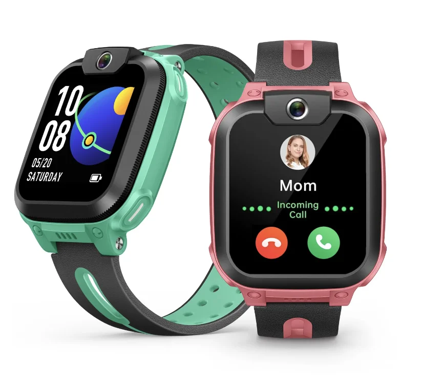 Imoo-z1 4g smart watch for kids, device with 1.3 inch screen, 2mp wide-angle camera, voice messages, gps, ipx8, bt4.2, google pay