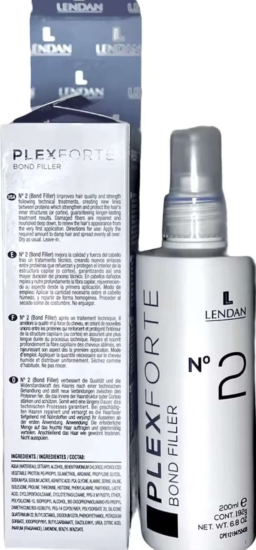 Lendan Plex Forte Bond Filler 200ml N ° 2 Lendan